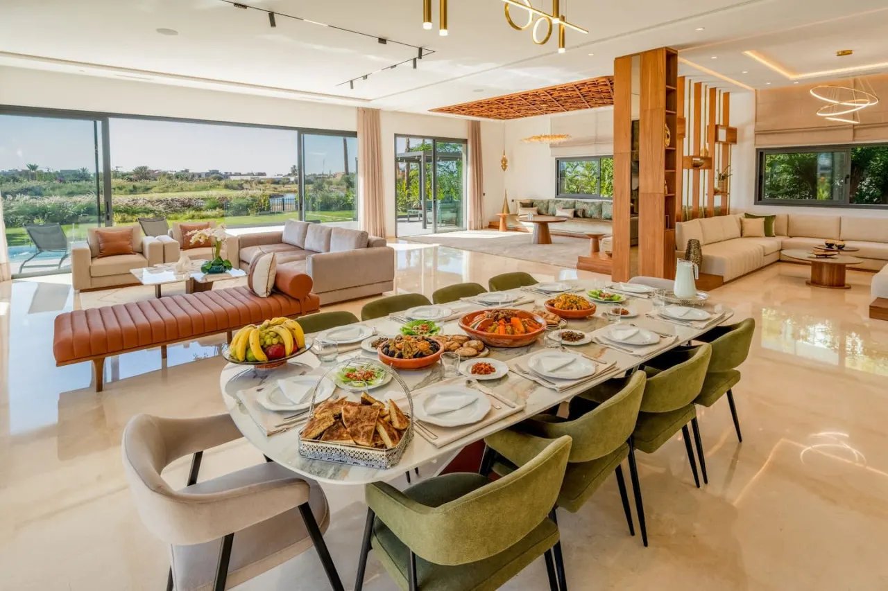 Villa Talia, vue golf et Atlas 1